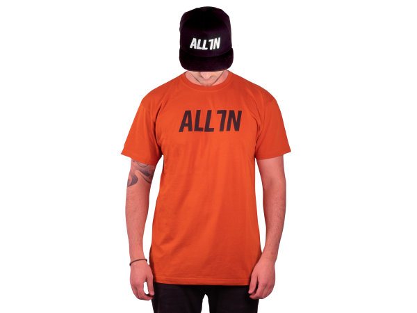 ALL IN Logo T-Shirt rust